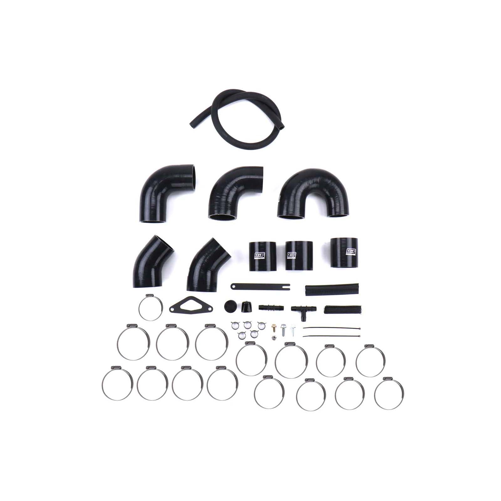 GrimmSpeed Front Mount Intercooler Pipe Kit Red - 2015-2021 Subaru STI